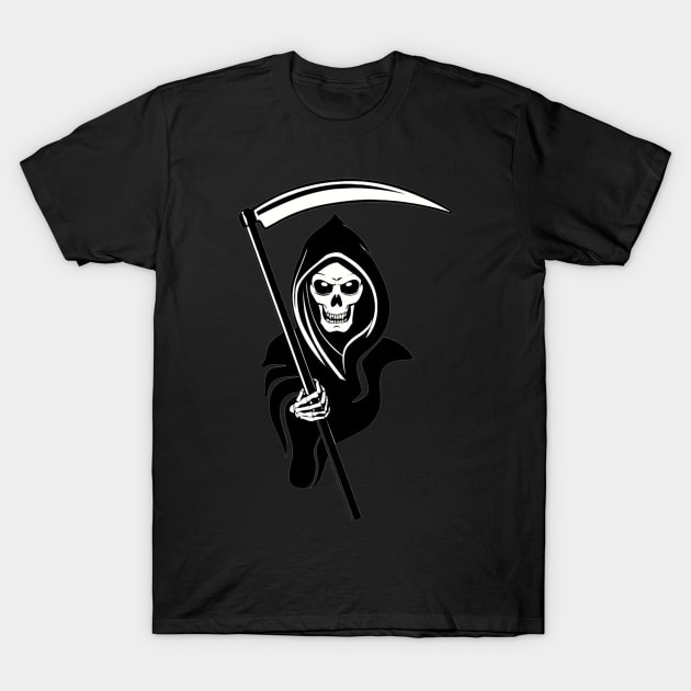 Grim Reaper T-Shirt by  The best hard hat stickers 